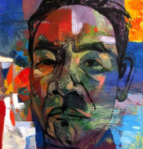 Portrait  oil on canvas 75x95cm 2012 . p 2.0