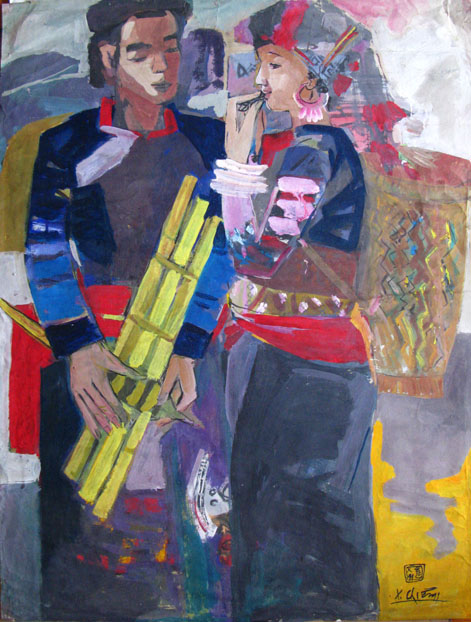 boy and girl 60x80cm  pastel 90. p 0.5